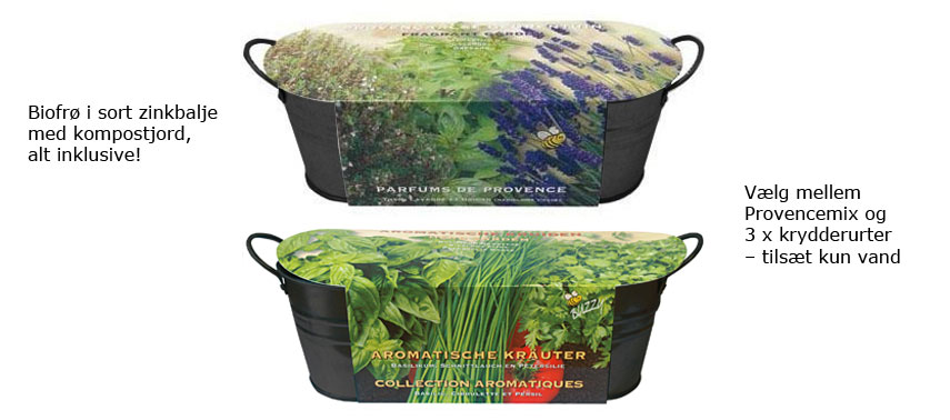 Balje i sort zink med biofr� og kompostjord - alt inklusive!